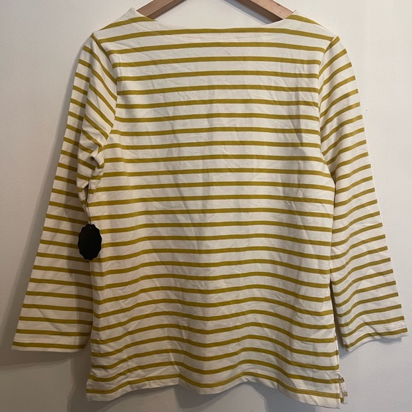 Joanie dinosaur Breton stripe gold brand new size m 10 uk - Picture 3 of 6